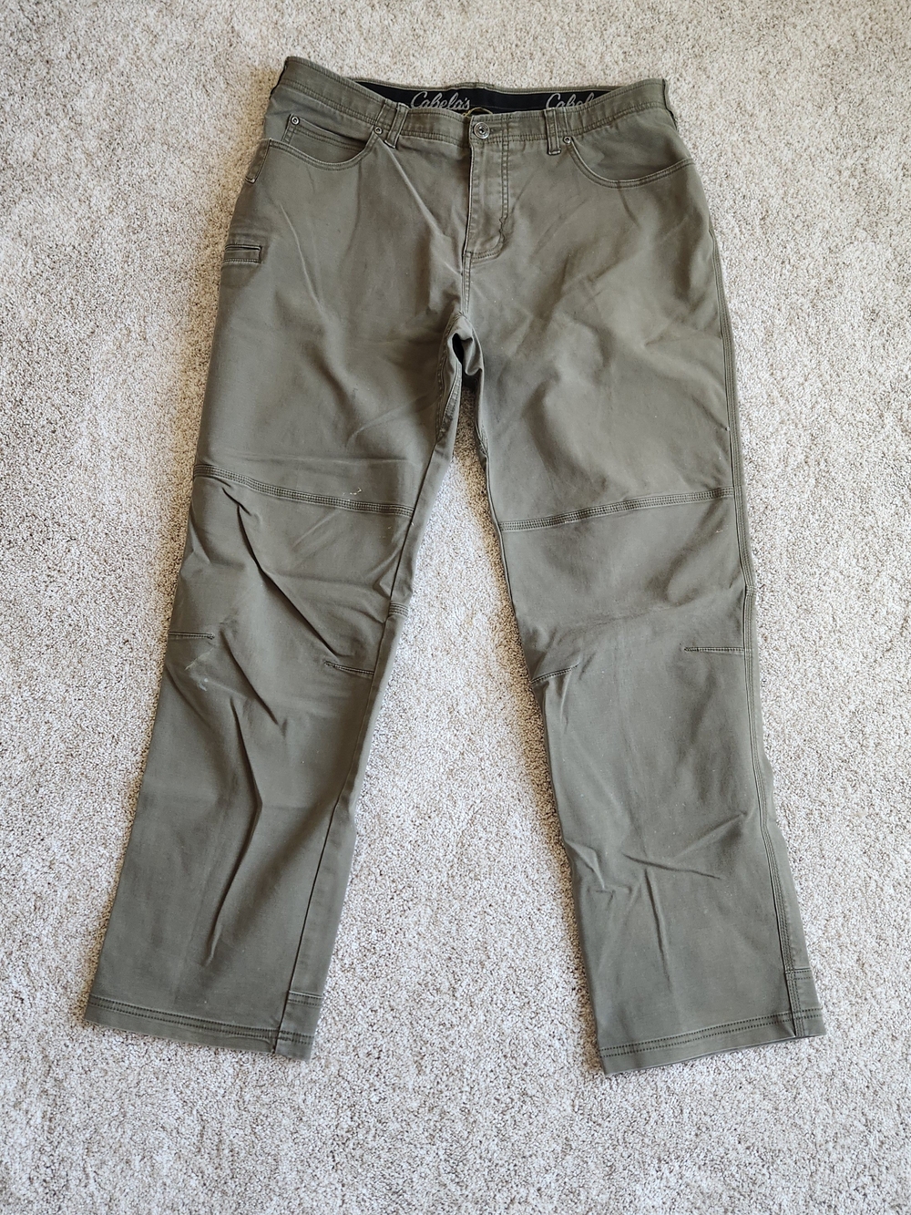 Cabela's Olive Green Work Pants